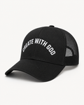 Create With God Black Trucker Hat